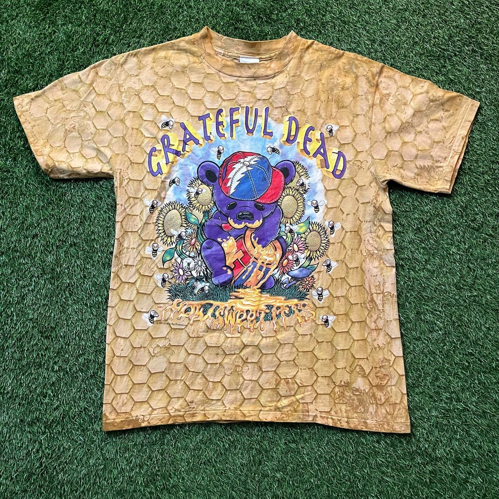 1995 Grateful Dead 'How Sweet It Is' Honeycomb Single Stitch Tee